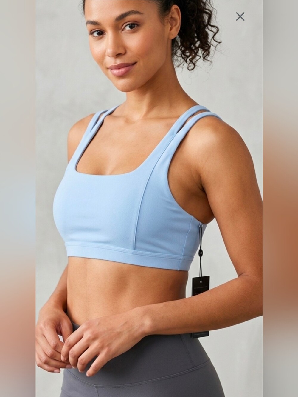NWT Three Nails Light Blue Size XL Women's Spot Bralette Bra
